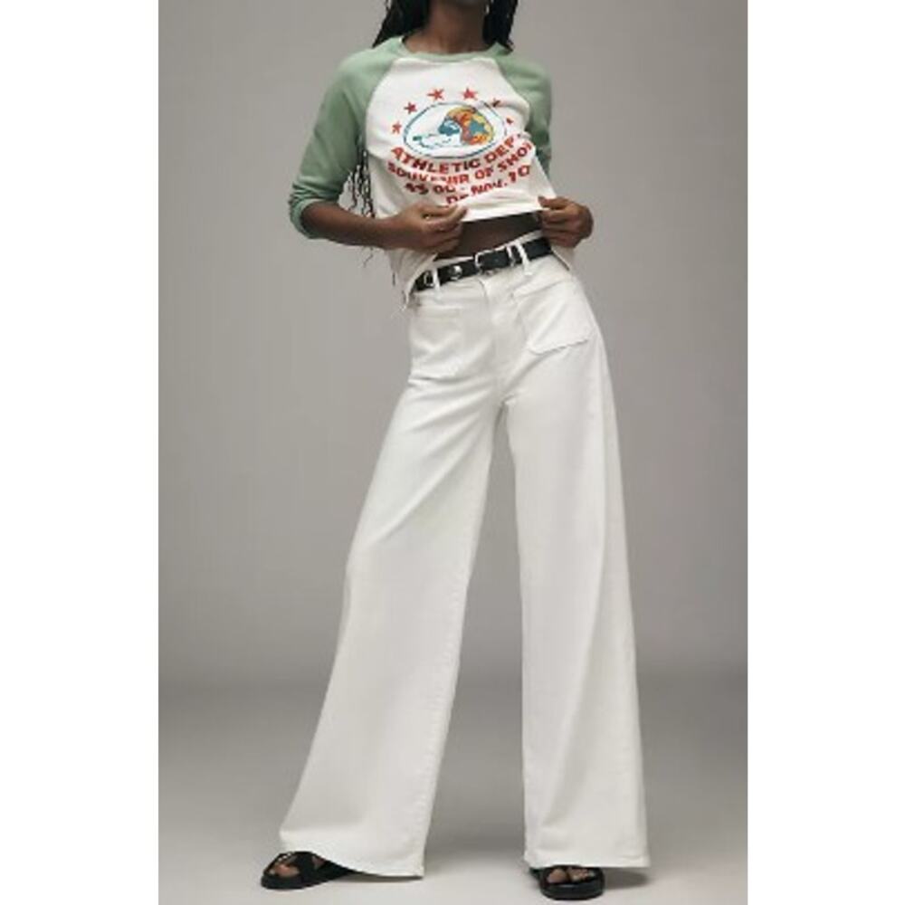 NWT Mother Patch Pocket Undercover Sneak Jeans in Fairest of the All Sz. 32